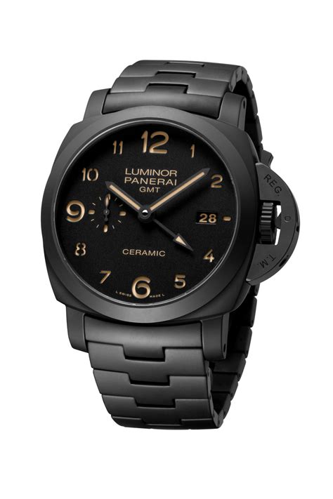 panerai luminor ceramica set gmt|luminor panerai gmt price.